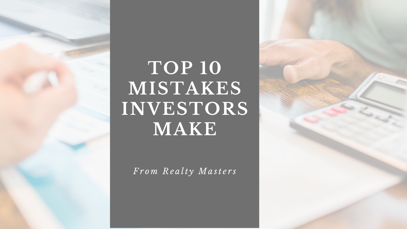 Top 10 Mistakes New Investors Make